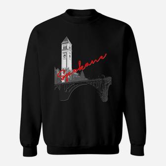Spokane Clock Tower Monroe Street Bridge Shirt Sweatshirt | Crazezy UK