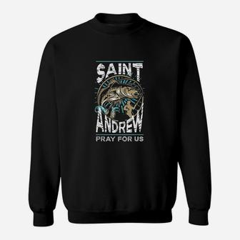 St Andrew Patron Saint Of Fisherman Fishing Catholic Saint Sweatshirt - Thegiftio UK