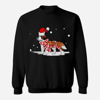 St Bernard Dog Funny Xmas This Is My Christmas Pajama Sweatshirt | Crazezy