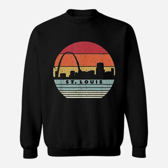 St Louis Souvenir Skyline Sweatshirt - Thegiftio UK