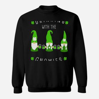 St Patricks Day Gnome And Green Beer Design Irish Parties Sweatshirt | Crazezy
