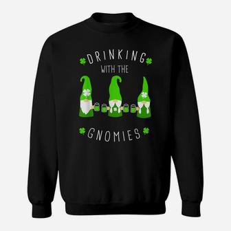 St Patricks Day Gnome And Green Beer Design Irish Parties Sweatshirt | Crazezy