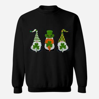St Patrick's Day Gnome Lucky Outfit Funny Costume Sweatshirt | Crazezy CA