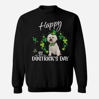 St Patricks Day My Bichon Frise Is My Lucky Charm Sweatshirt - Monsterry DE