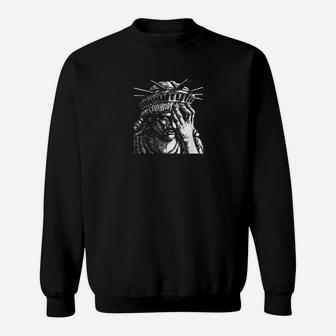 Statue Of Liberty Crying Sweatshirt | Crazezy
