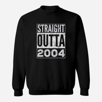 Straight Outta 2004 Funny Birthday Gift Sweatshirt | Crazezy DE