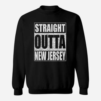 Straight Outta New Jersey Patriotic New Jersey State Sweatshirt - Thegiftio