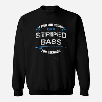 Striped Bass Fishing Sweatshirt | Crazezy