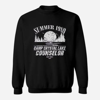 Summer 1980 Camp Crystal Lake Counselor Sweatshirt | Crazezy