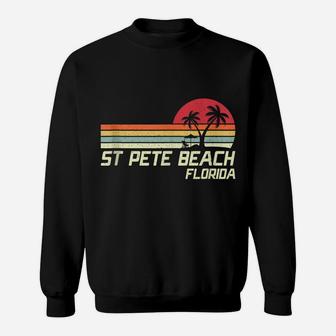 Summer Vacation Vintage Florida St Pete Beach Sweatshirt | Crazezy