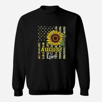 Sunflower Flag August Girl Sweatshirt | Crazezy UK