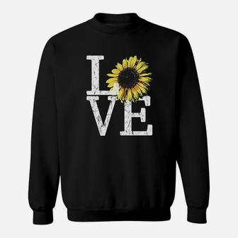 Sunflower Love Vintage Sweatshirt | Crazezy CA