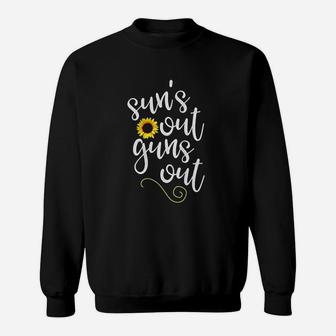 Suns Out Sunflower Sweatshirt | Crazezy