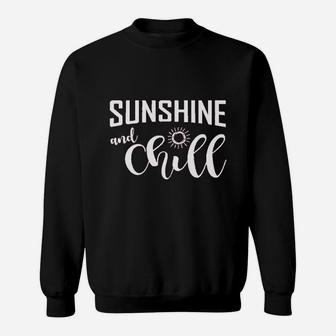 Sunshine And Chill Sweatshirt | Crazezy