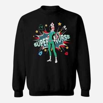 Super Nurse Shirt Best Superhero Funny Rn Nurse Sweatshirt | Crazezy DE