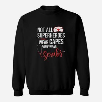 Superheroes Nurse Sweatshirt | Crazezy