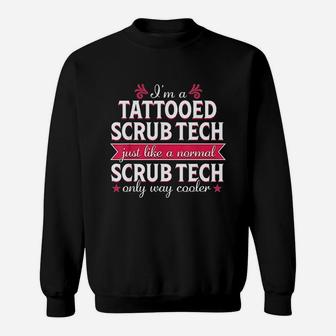 Surgical Tech Technologist Funny Tattoo Medical Gift Sweatshirt - Thegiftio