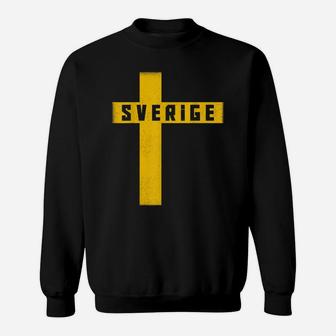 Sweden T-Shirt Swedish Flag Sverige Gift Love Souvenir Sweatshirt | Crazezy UK