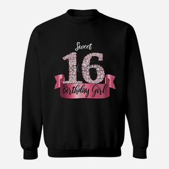 Sweet 16 16Th Birthday Sweatshirt | Crazezy UK