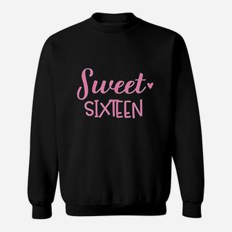 Sweet 16 Birthday For Teenage Girls Featuring A Heart Sweatshirt | Crazezy UK