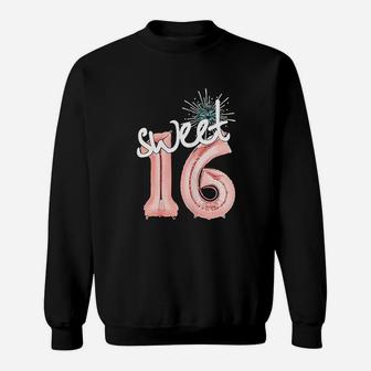 Sweet 16 Party Balloon Decoration Design Sweatshirt - Thegiftio UK