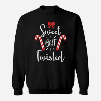 Sweet But Twisted Christmas Boys Kids Girls Xmas Candy Canes Sweatshirt | Crazezy UK