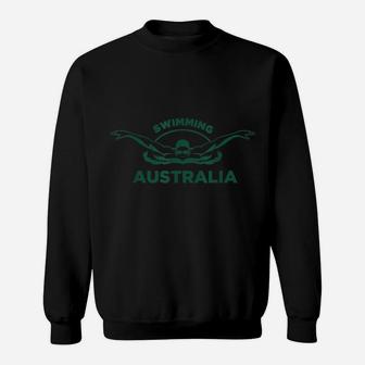 Swimming Australia Support The Team Shirt Pool Sweatshirt | Crazezy CA