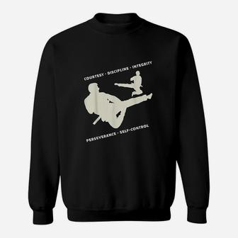 Taekwondo Tenets Martial Arts Sweatshirt | Crazezy DE