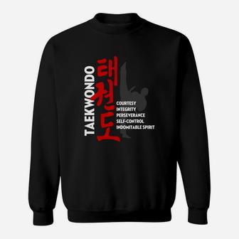 Taekwondo Tenets Sweatshirt - Thegiftio UK