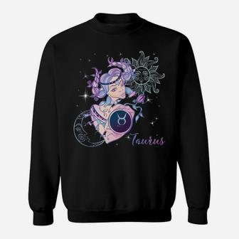 Taurus Zodiac Sign Woman | Taurus Horoscope Astrology Sweatshirt Sweatshirt | Crazezy