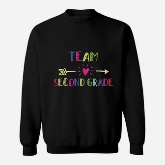 Team 2Nd Second Grade Last Day Of School Teacher Student Sweatshirt | Crazezy