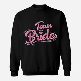 Team Bride Wedding Tee Shirt Bridesmaids Tees Sweatshirt | Crazezy AU