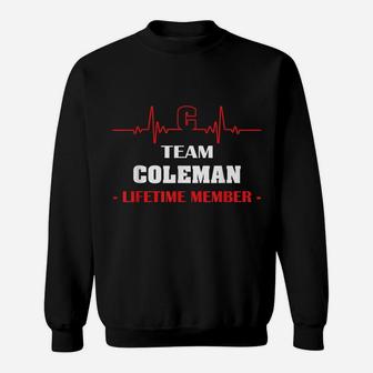 Team Coleman Lifetime Member Blood Completely Family Sweatshirt | Crazezy