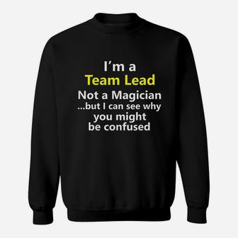 Team Lead Job Career Project Manager Group Leader Sweatshirt | Crazezy