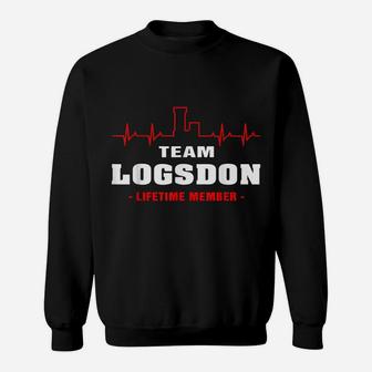 Team Logsdon Lifetime Member Proud Family Surname Logsdon Sweatshirt | Crazezy CA