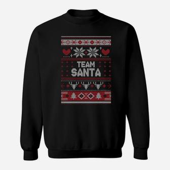 Team Santa Family Matching Ugly Sweatshirt - Monsterry UK