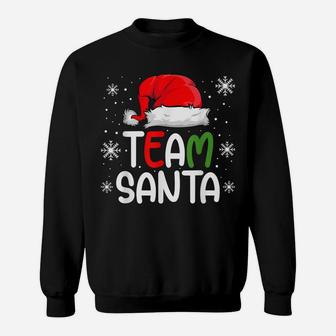 Team Santa Shirt, Matching Family Pajama, Mens Womens Sweatshirt | Crazezy
