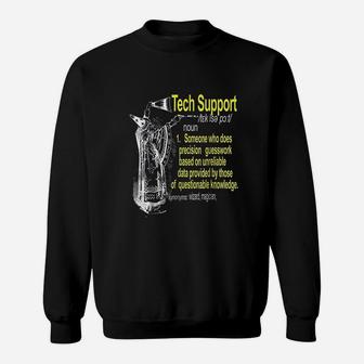 Tech Support Definition Sweatshirt | Crazezy