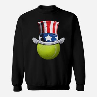 Tennis Ball 4Th Of July Uncle Sam American Flag Sweatshirt - Monsterry UK