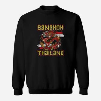 Thailand Bangkok Dragon Sweatshirt | Crazezy
