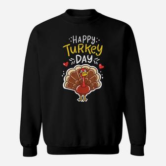 Thanksgiving Tshirt Happy Turkey Day Tee Holiday Gift Sweatshirt | Crazezy AU