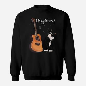 That's What I Do I Pet Cats Play Guitars & I Know Things Sweatshirt | Crazezy UK