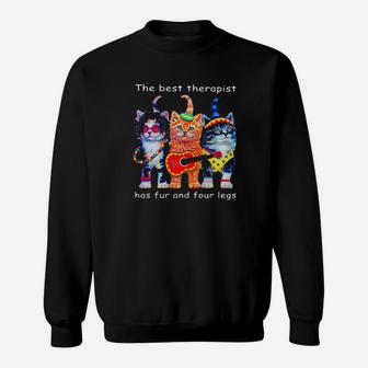 The Best Therapist Has Our And 4 Legs Sweatshirt - Monsterry DE
