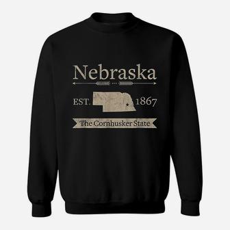The Cornhusker State Nebraska Home State Sweatshirt - Thegiftio UK