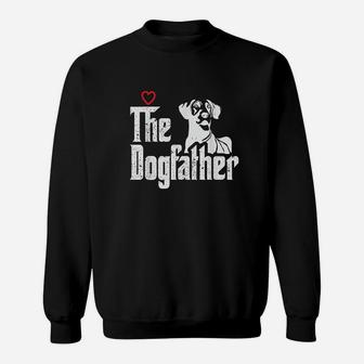 The Dogfather Great Dane Dog Dad Fathers Day Gif Sweatshirt | Crazezy