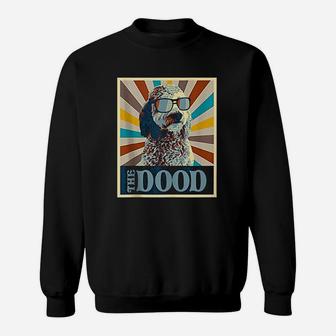 The Dood Retro Goldendoodle Doodle Mom And Dood Dad Sweatshirt | Crazezy CA