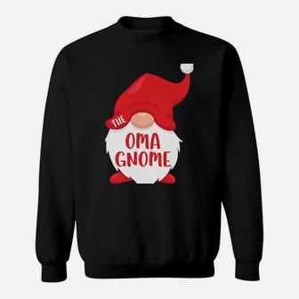 The Oma Gnome Matching Christmas Costume Shirt Sweatshirt Sweatshirt | Crazezy