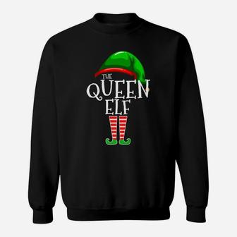 The Queen Elf Family Matching Group Christmas Gift Women Sweatshirt | Crazezy