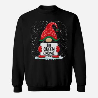 The Queen Gnome Funny Family Matching Group Christmas Gift Sweatshirt | Crazezy UK