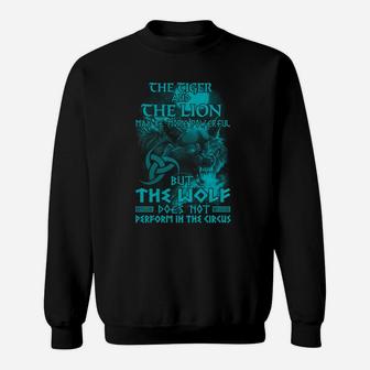 The Tiger And The Lion The Wolf Sweatshirt - Thegiftio UK